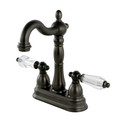 Kingston Brass 4" Centerset Bar Faucet, Oil Rubbed Bronze KB1495WLL